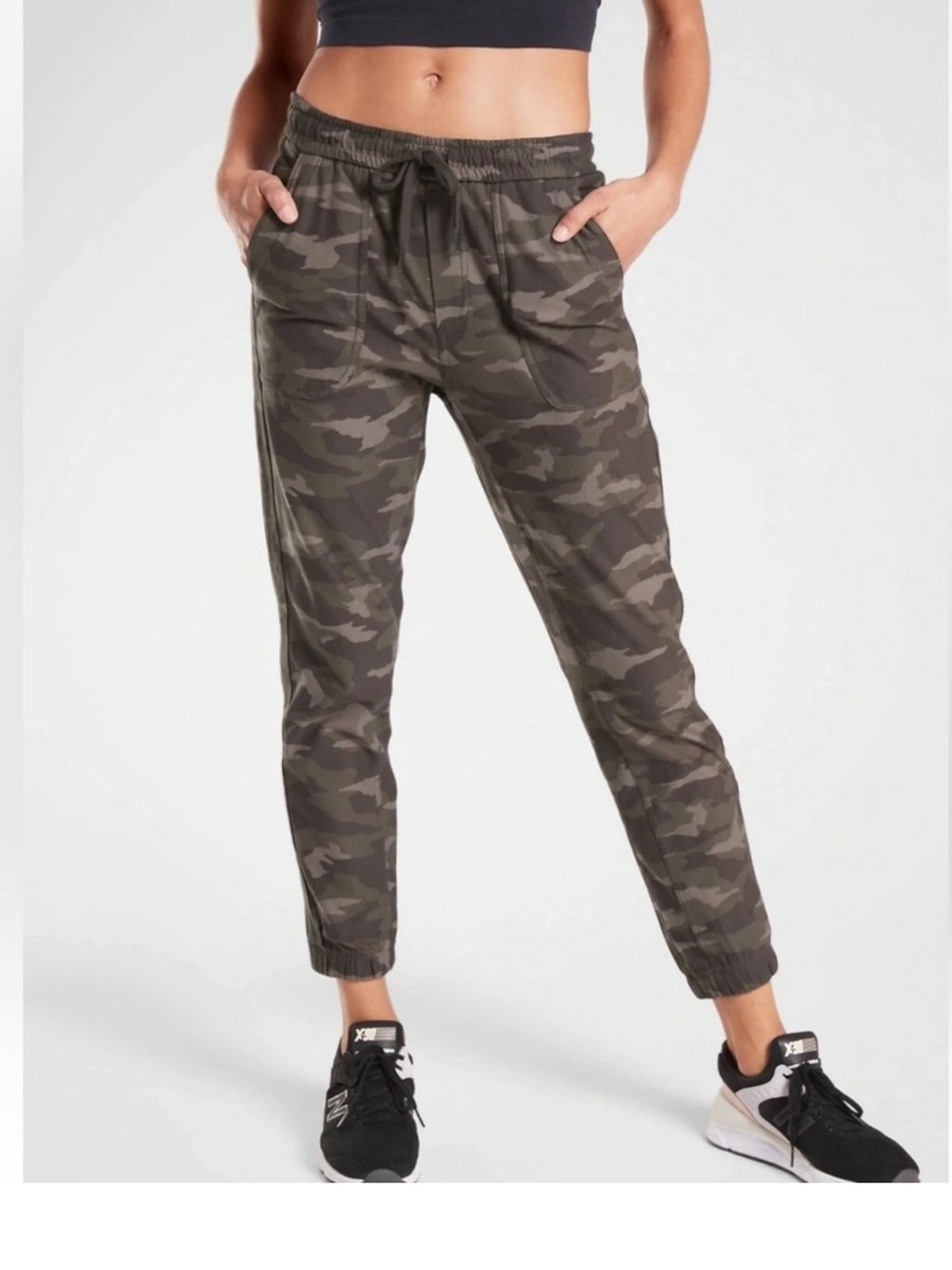 Athleta Farallon  Gray Camo Joggers